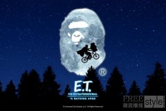 A BATHING APE® × E.T.