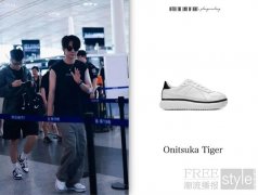 演员张新成身着Onitsuka Tiger鬼塚虎DELECITY鞋款现身机