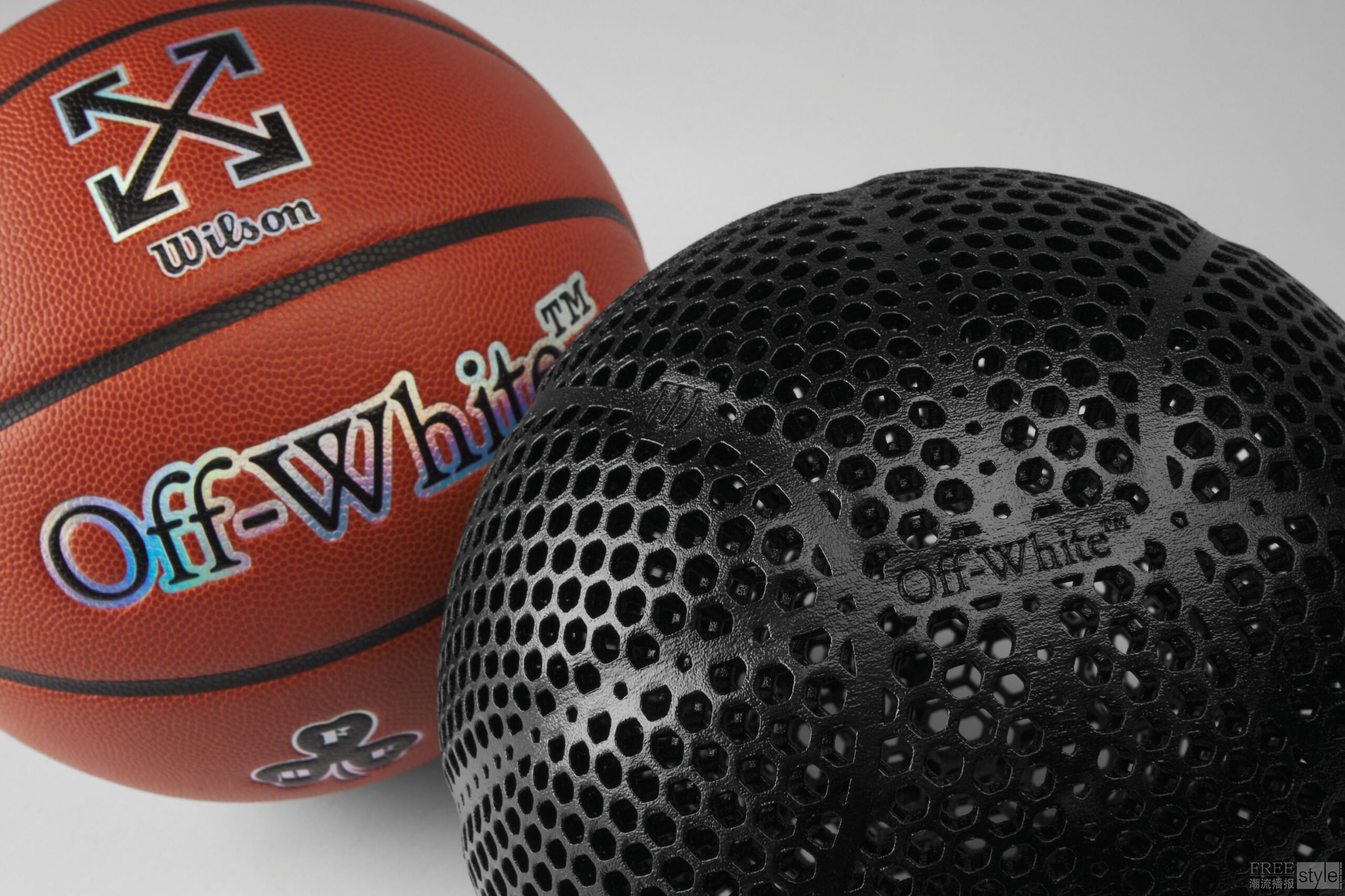 Off-White™ 携手 Wilson® 推出首款联名篮球图片