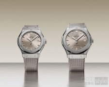 HUBLOT宇舶表瞩目发布灰褐色款 经典融合