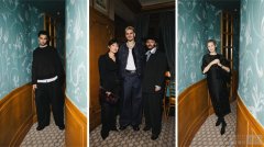 SANDRA CHOI与POGGY小木基史于巴黎男装周期间