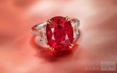 轩灵珠宝收藏10克拉绝矿Winza无烧红宝石,