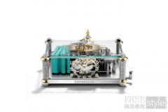 蒂芙尼呈献“石上鸟”自动装置机械时钟