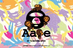 AAPE × BABY MILO® STORE 以彩色涂鸦迷彩打造