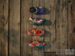 复古织作碰撞自在鞋履,Crocs x Pendleton全