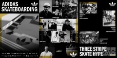 adidas Skateboarding“THREE STRIPE SKATE HYPE,与全